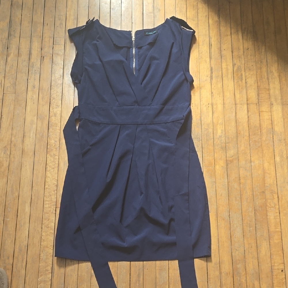 Elegant Navy Blue Dress